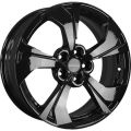 Khomen Wheels KHW1724 7x17 5x108 ET40 54,1 Black